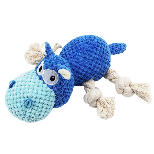 Jinsinto Dog Toy, Interactive Dog Toy, Plush Dog Toy with Cotton Cloth and Crinkle Paper in Dog Games Stuffed Dog Toy for Puppy, Small, Medium, Large Dogs