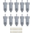 thumbnail image 1 of Amortiguador de puerta de gabinete de 10 piezas, amortiguador de puerta de gabinete de cierre suave Amortiguador ajustable de plástico ABS resistente Amortiguador silencioso reforzado, 1 of 5