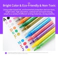 thumbnail image 4 of Graflsoa 12-Color Water-Based Acrylic Markers for Students, Artists, and Ceramic Outlining, Fine Tip Design, Plastic Body, Compact Size, 4 of 7