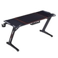 thumbnail image 1 of Furniture of America Almly Modern Metal Gaming Desk with Outlets in Black, 1 of 18