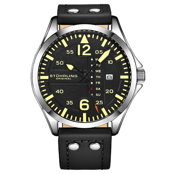 Aviador de cuarzo japonés 43 mm