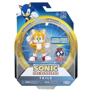 Sonic The Hedgehog - Tails with Invincible Item Box - 4 Inch Action Figure