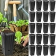 thumbnail image 3 of 20Pcs Tall Tree Pot Plastic Deep Nursery Treepot 7.8inch Tall Seedling Flower Plant Container, 3 of 8