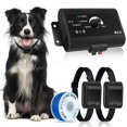thumbnail image 1 of Valla eléctrica para perros TeqHome con 2 collares impermeables de 300 m, 1 of 7