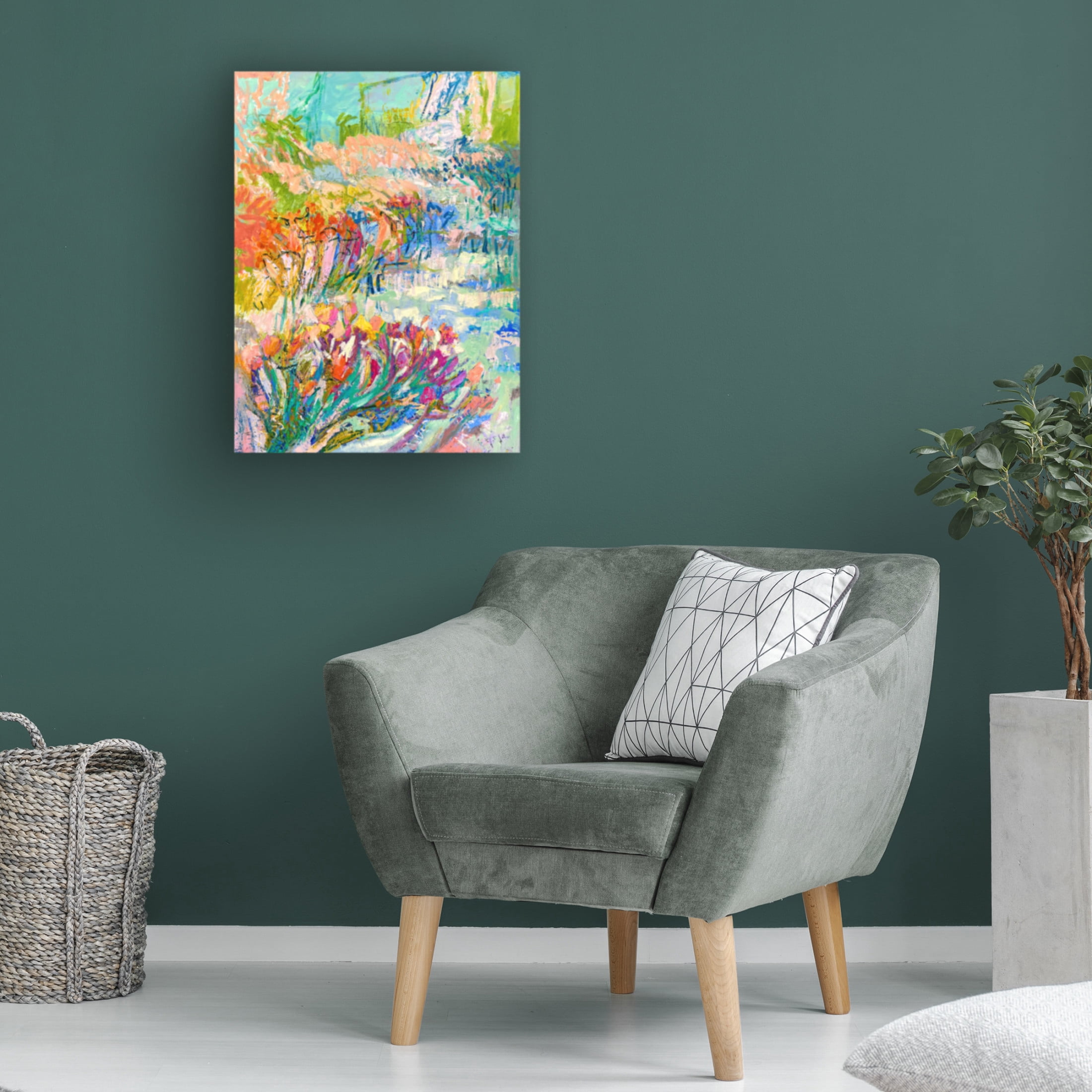 Canvas Wall Art - Dorothy Fagan 'Joyful Morning ' Wall Art for Living Room, Bedroom, or Office D?cor by Trademark Fine Art - 18 x 24 Inches