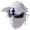 Light Gray, variant on Three In Summer Full Face Cycling Sun Shield Gear for Outdoor Riding Ice Silk Sunscreen Face Protector Hat with Integrated Design