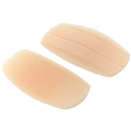 

Soft Silicone Bra Strap Holder Nonslip Shoulder Pads Decompression White/Skin MI