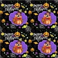 thumbnail image 2 of Sheena Pike Art 26x26 White Modern Wood Framed Museum Art Print Titled - Jack O Man 3 - Halloween Pattern, 2 of 4