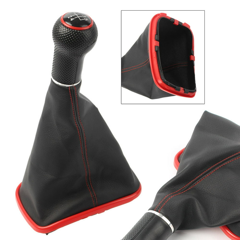 GZYF 5Speed Car Auto Gear Shift Knob Boot Gaiter Cover Replacement for