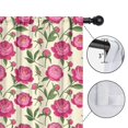 thumbnail image 4 of Pioneer Flower Floral Print Pattern Teens Curtains,Teens Insulated Curtains Set Of 2,Bedroom Essentials,Toddler Room Decor 42"x54", 4 of 5