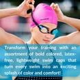 thumbnail image 3 of Sporti Swim Cap for Long Hair, Extra Space, Snug Fit, Latex-Free, Easy On/Off, 3 of 7