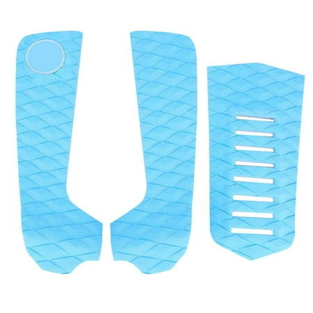 Traction Surf Hilitand Surfing Deck Grip, Surfboard Tail Pad,3pcs EVA Anti-slip Surfboard Traction Pads Tail Pad Surfing Sports Accessories ()