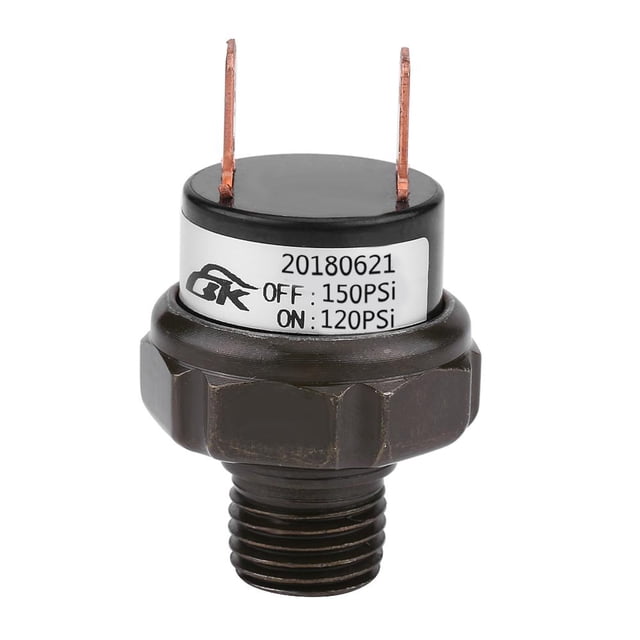 Herwey 12V Universal Car Automatic Air Compressor Switch Air Pressure Control Switch, Air Compressor Switch, Automatic Pressure Switch