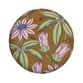 thumbnail image 1 of 17'' Floral Art Patterns Tire Cover, Universal Spare Wheel Covers, Dust-Proof, Water-Proof, Sun-Proof and Corrosion-Proof, 1 of 9