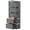 Grey, variant on CATGOOD Fabric Dressers for Bedroom with 4 Drawers, Multifunctional Bedroom Storage Cabinet Drawers for Clothes, Small Dresser for Living Room, Hallway, Black