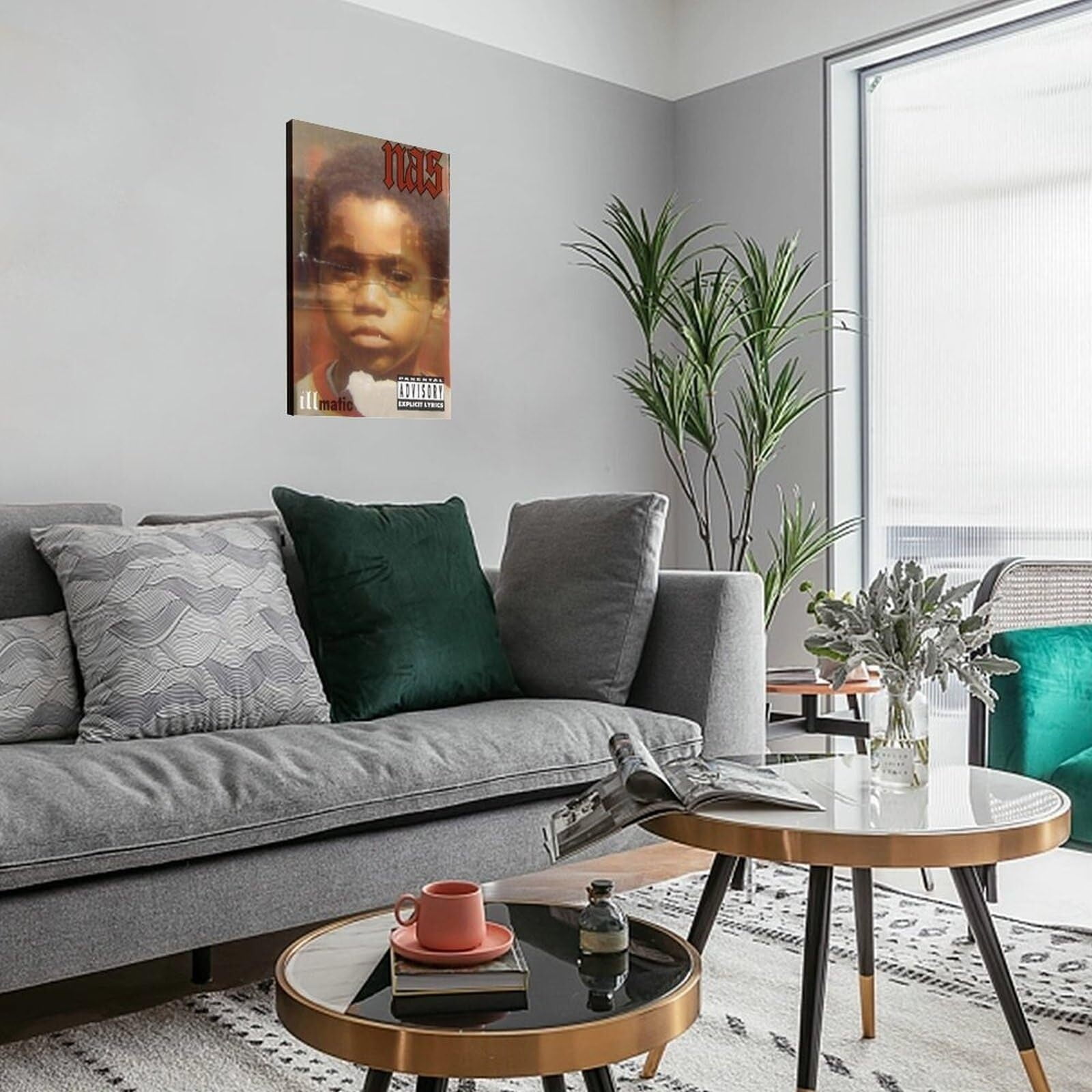 Nas By Illmatic  Canvas Poster Mural Decor Printing Picture Painting Living Room Hallway Decor