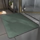 thumbnail image 5 of Alfombra de baño antideslizante de barro diatomeas de secado rápido y absorbente | Alfombra de piedra lavable para baño | Para puerta, bañera, lavabo, entrada de ducha | Verde | 50x80cm, 45x70cm, 5 of 8
