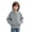 Gray-47, variant on VIPOIN Boys Girls Zip‑Up Hoodie, Raglan Long Sleeve Soft Sweatshirt with Pockets, Sizes 5-16 Years