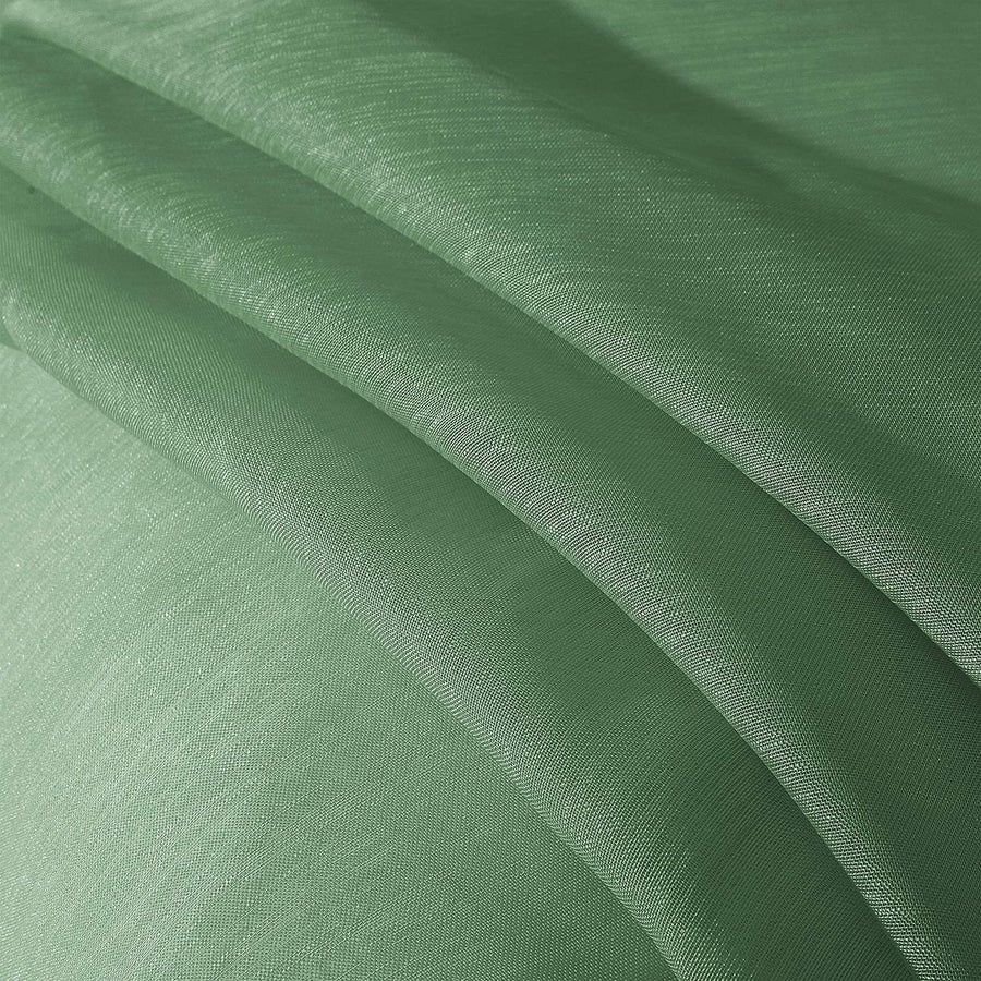 Dainty Home Malibu Textured Semi-Sheer Grommet Top Curtain Panel Pair, 108" x 84" In Sage