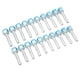 thumbnail image 2 of Conector de tubería de aire acondicionado, 20 piezas Conexión de púas Conexión de aire acondicionado Conexión de codo de grado de púa Lograr más, 2 of 8