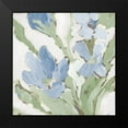 thumbnail image 2 of Loreth, Lanie 12x12 Black Modern Framed Museum Art Print Titled - Blue Begonias I, 2 of 5