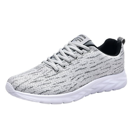 

Fsqjgq Men s Walking Shoes Mesh Walking Shoes Men Shoes Boots Mens Zip Men Solid Color Mesh Casual Shoes Comfortable Breathable Soft Sole Men s Go Walk 5-Prized Shoes