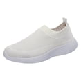 thumbnail image 4 of HEWUQI Women's Running Shoes Lightweight Working Cushion Sole Comfortable Athletic Tennis Sneakers for Gym Travel Workout Daily Wear White Size 7.5, 4 of 4