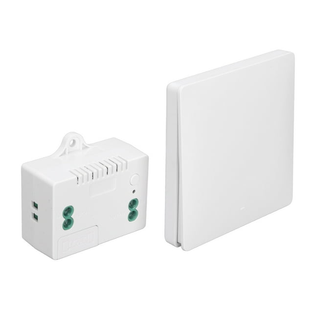 Kit receptor de interruptor de luz inalámbrico, receptor de interruptor de luz inalámbrico Kit de interruptor de luz inalámbrico Kit de interruptor de pared de control remoto Aspecto llamativo