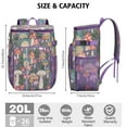 thumbnail image 3 of Mushroom Cooler Backpack Insulated Waterproof Leak Proof Insulated Cooler Backpack Lightweight Lunch Picnic Camping Backpack Cooler for Men Women, 3 of 6