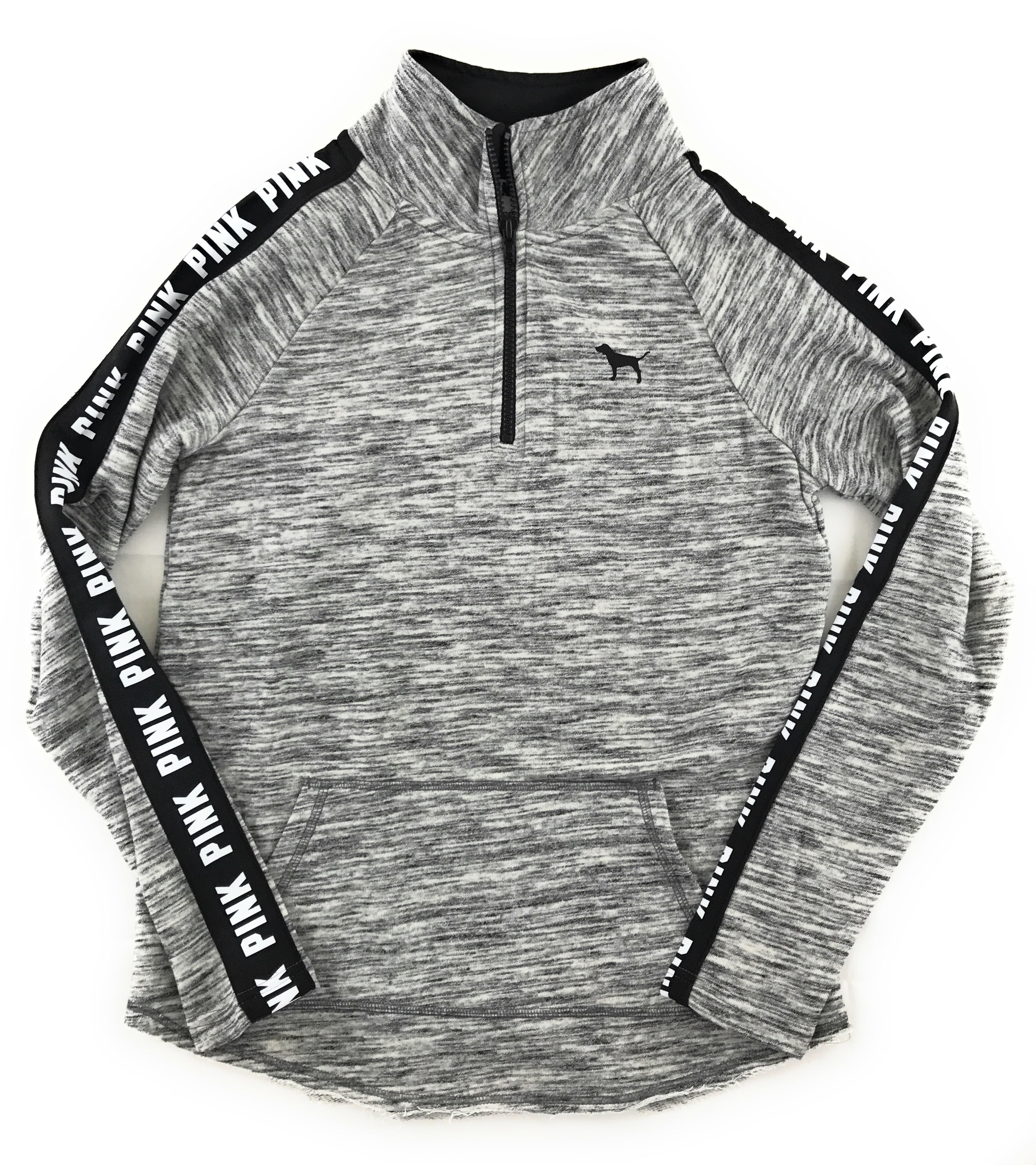 victoria secret pink half zip