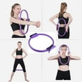 thumbnail image 4 of sunsanly Pilates Ring Anti-slip Handle Pelvic Floor Muscle Trainer Thigh Workout Toner Elastic Resistance Band Pilates Circle Home Gym Fitness Equipment, 4 of 8