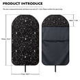 thumbnail image 7 of POLERO Constellation Star Pattern Bucket Seat Cover, Non Slip Sweatproof Plush Microfiber Towel Protector for Trucks Vans and Passenger Cars, 7 of 7