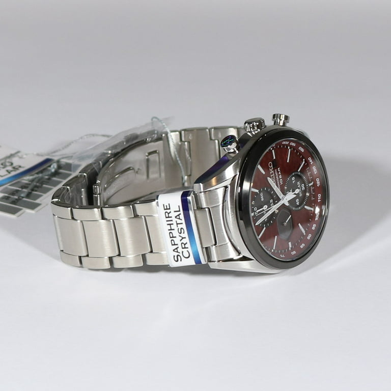 Red SSC771P1 Seiko Chronograph Dial Watch Quartz Men\'s
