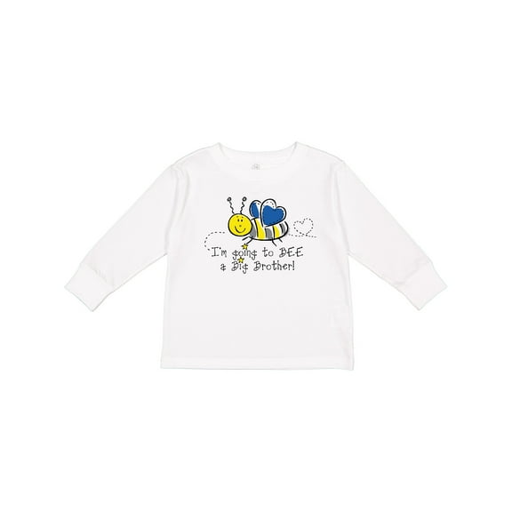 Inktastic Bee Future Big Brother Boys Long Sleeve Toddler T-Shirt