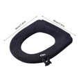 thumbnail image 3 of Oliegs Seat Cover Soft Cushion Bathroom Mat Comfortable Thick Padding Universal Fit For Round Elongated Bowls Home, 3 of 7