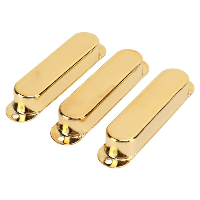 Housse de Micro Guitare, Réduction du Bruit Guitare Électrique Single Coil Housse de Micro 3pcs Conception Standard Cuivre pour Or de Remplacement
