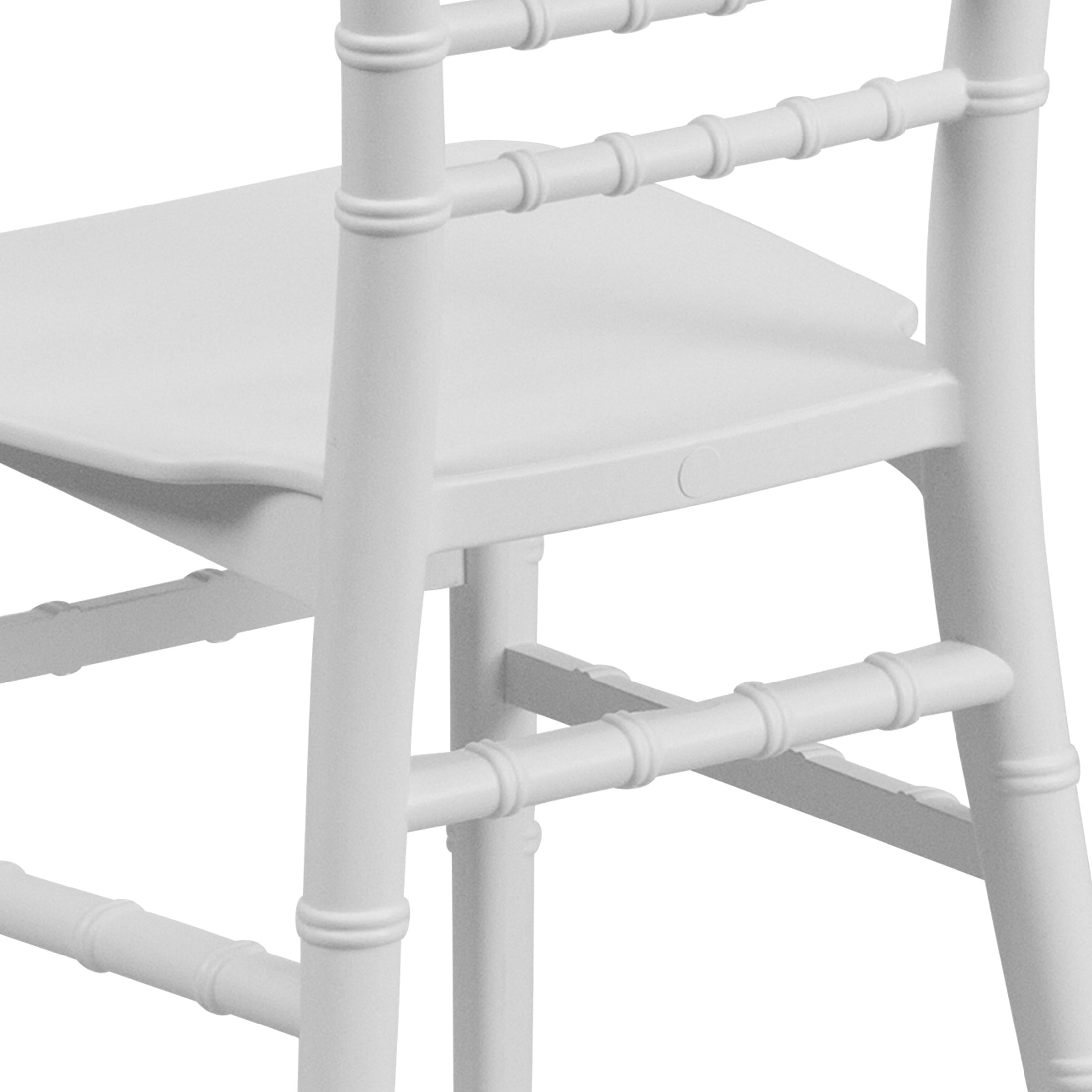 Flash Furniture Hercules Series Children's Resin All Occasion Event Chairs, Set of 10, White