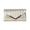 thumbnail image 4 of 2 Pcs Nouvelle Pochette de Soirée Plissée Sac à Main de Mode pour Fête Sac de Robe de Soirée Formelle Sac Bandoulière, 4 of 5
