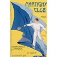 thumbnail image 2 of Tremblay, M. 23x32 Gold Ornate Wood Framed with Double Matting Museum Art Print Titled - Martigny Club, 2 of 4