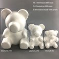 thumbnail image 2 of sweethay Foam Ball Rose Mold DIY Molds Flower Artificial Household Mould Polystyrene Festival Decoration Crafting Engagement Birthday Type2 NO2, 2 of 6