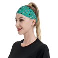 thumbnail image 6 of Yiaed Sushi Print Sports Headbands,Moisture Wicking Workout Headband, Sweatband Headbands for Running,Cycling for Women and Men, 6 of 8