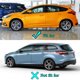 thumbnail image 3 of Ruihe Ajuste para Ford Focus ST RS MK3 Hatchback 2PC 2012 2013 2014 2015 2016 2017 2018 Ventilación de persianas Laterales de Ventana Negra Brillante, 3 of 5
