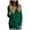 Green, variant on Womens Sweater Deep V Neck Wrap Sweaters Solid Long Sleeve Outwears Fall Sweaters