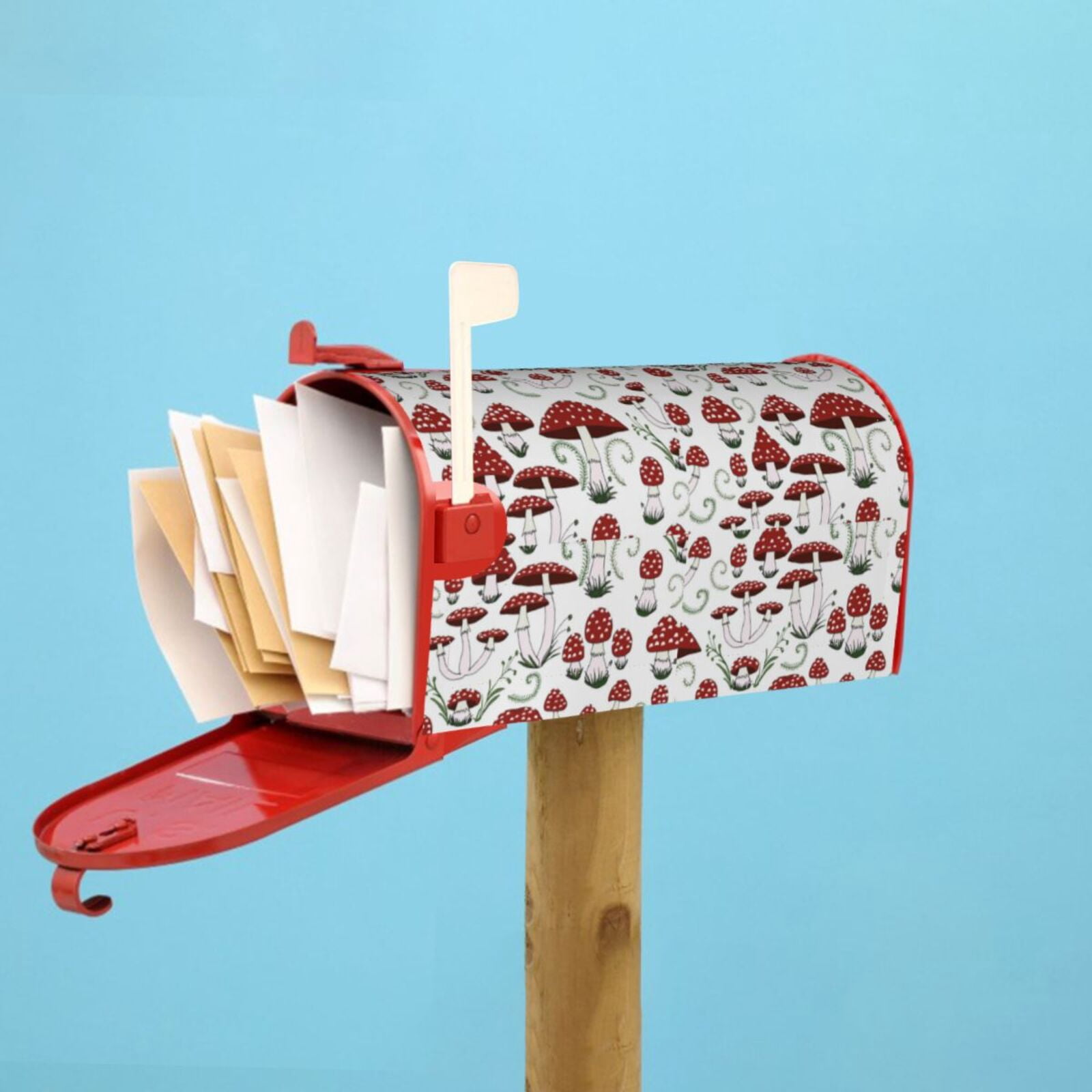 Kdxio Magnetic Mailbox Cover 21x18 in Mailbox Cover Outdoor Decoration Holiday Mailbox Covers for Home Garden Yard-21x18 in