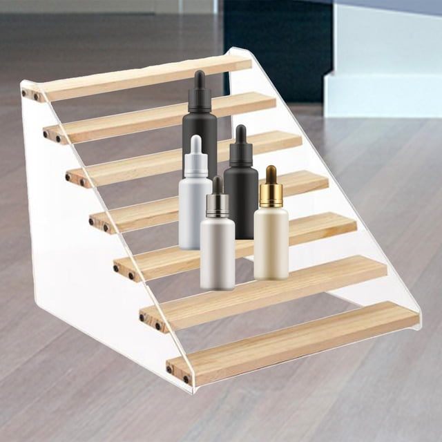 Estante de soporte vertical de acrílico para estante de exhibición de juguetes de figuras 7 capas Yotijar Soportes acrílicos