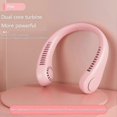 thumbnail image 2 of Mini Fan Neckband Bladeless Lazy Neck Hanging Cooler Usb Rechargeable Portable, 2 of 3
