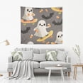 thumbnail image 2 of Yayeee Tapestry Wall Hanging for Bedroom 60" x 40" Living Room Home Wall Art Decor, Cute Ghosts, 2 of 7