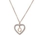 thumbnail image 3 of Collar de Mujer Corazón con Inciales LuckyLy, Modelo Adina rosa UNITALLA, 3 of 7