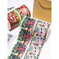 thumbnail image 3 of Cintas del día de Navidad Cinta de grosgrain/satén Cinta estampada para manualidades Decoración Arco 10 yardas 73837, 3 of 4