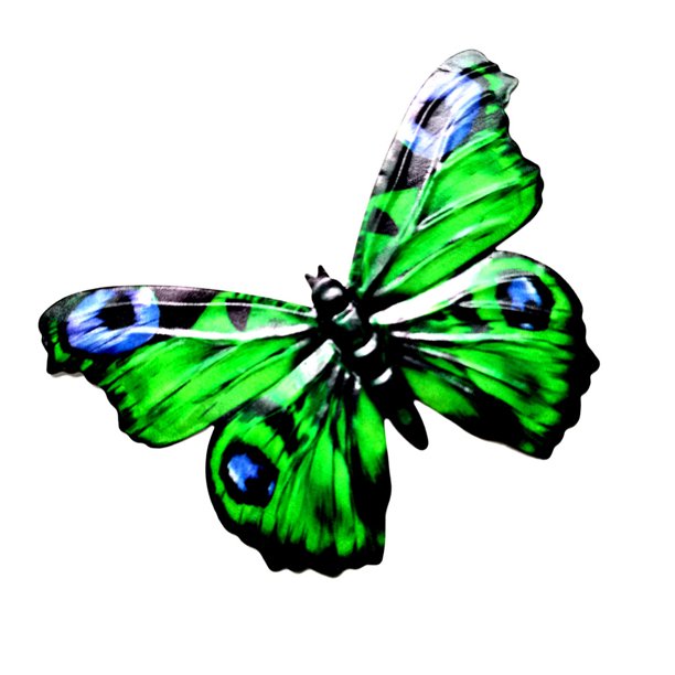 Kearding Arte de la pared Decoración Metal simulación insecto Patio jardín ornamento escultura al aire libre paisajismo figurita estatua fiesta Decoración Verde Kearding HA062780-03